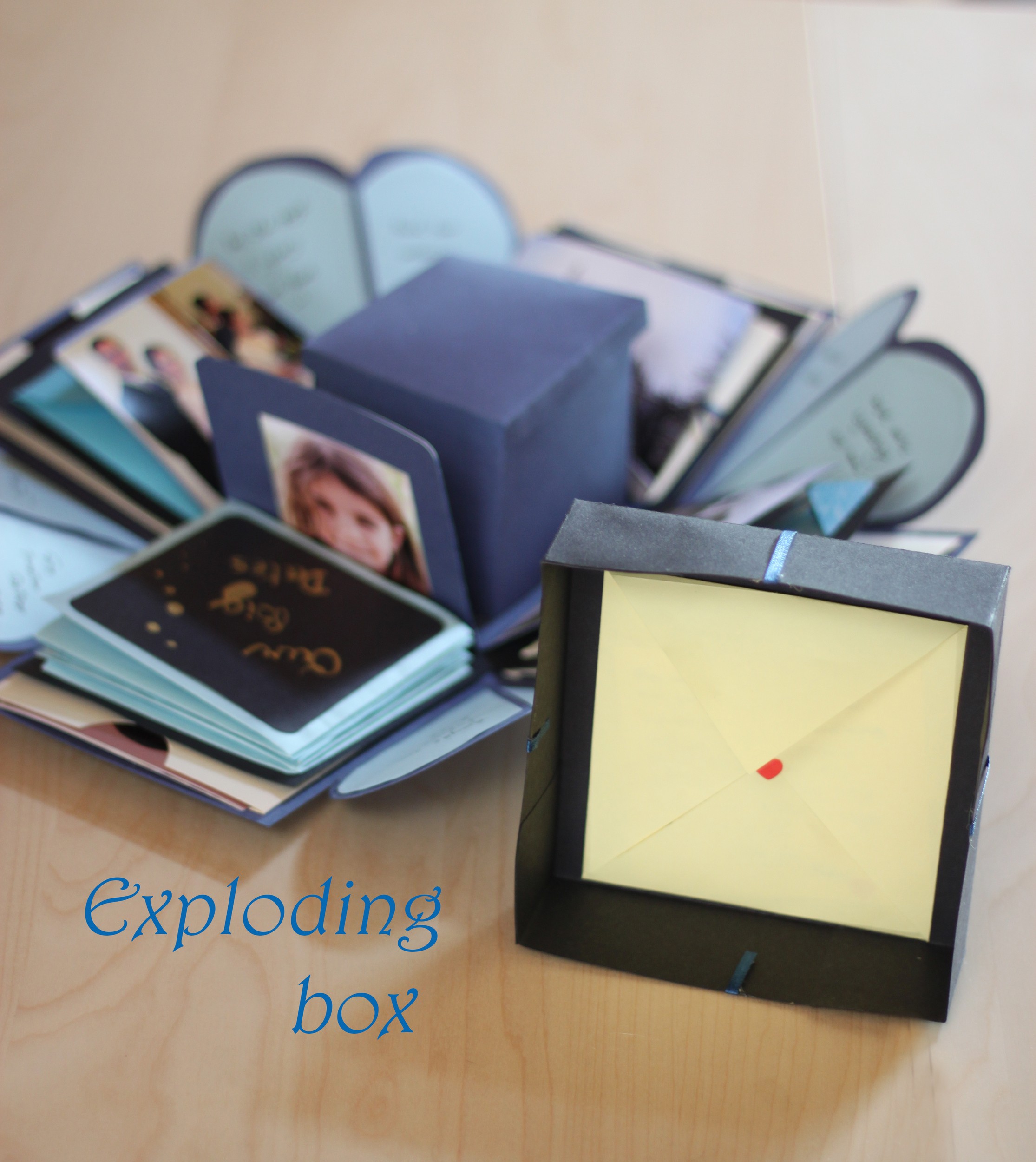 How to make a Explosion Box - The Creative Mom